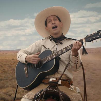 Tim Blake Nelson is Buster Scruggs in The Ballad of Buster Scruggs, a film by Joel and Ethan Coen.