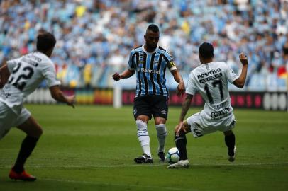  PORTO ALEGRE, RS, BRASIL, 02-12-2018. Grêmio enfrenta o Corinthians na última rodada do Brasileirão na Arena. (FÉLIX ZUCCO/AGÊNCIA RBS)