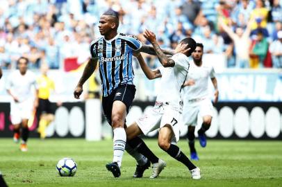  PORTO ALEGRE, RS, BRASIL, 02-12-2018. Grêmio enfrenta o Corinthians na última rodada do Brasileirão na Arena. (FÉLIX ZUCCO/AGÊNCIA RBS)