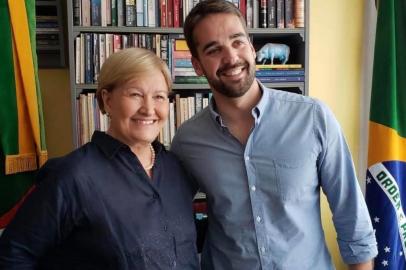 Eduardo Leite e Ana Amélia Lemos