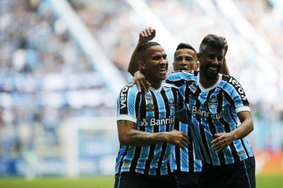  PORTO ALEGRE, RS, BRASIL, 02-12-2018. Grêmio enfrenta o Corinthians na última rodada do Brasileirão na Arena. (FÉLIX ZUCCO/AGÊNCIA RBS)