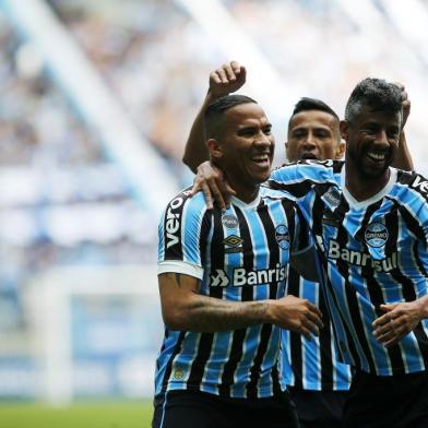  PORTO ALEGRE, RS, BRASIL, 02-12-2018. Grêmio enfrenta o Corinthians na última rodada do Brasileirão na Arena. (FÉLIX ZUCCO/AGÊNCIA RBS)