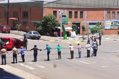  IBIRAIARAS, RS, BRASIL, 13-12-2018. Refém morre em ataque a banco em IbiraiarasOutro assalto ocorreu em Três Palmeiras, a 190 quilômetros de distância.(ARQUIVO PESSOAL)