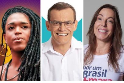 Erica Malunguinho, Fabiano Contarato e Mara GabrilliDesign sem nome (1)Importação Donna