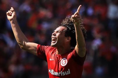  PORTO ALEGRE, RS, BRASIL, 19-08-2018. Inter enfrenta o Paraná no Beira-Rio pelo Campeonato Brasileiro. Na foto: Camilo(CARLOS MACEDO/AGÊNCIA RBS) Indexador: Carlos Macedo