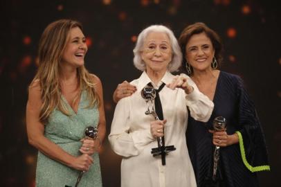 Atrizes foram homenageadas no Troféu Domingão com o troféu Personagem do Ano.