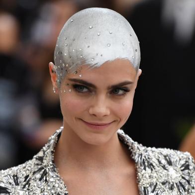 Cara Delevingne no Met Gala 2017 | Foto: Angela Weiss, AFPANGELA WEISS  AFPImportação Do