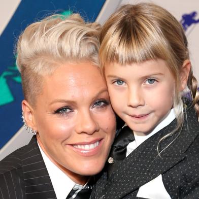 A cantora P!nk e a filha Willow no VMA 2017 | Foto: Phillip Faraone, afpPhillip Faraone  