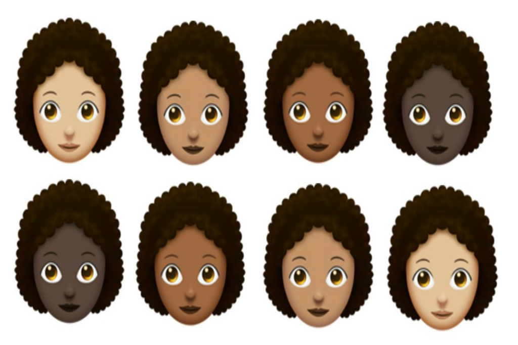 Emojis com cabelo afro estão chegando em 2018