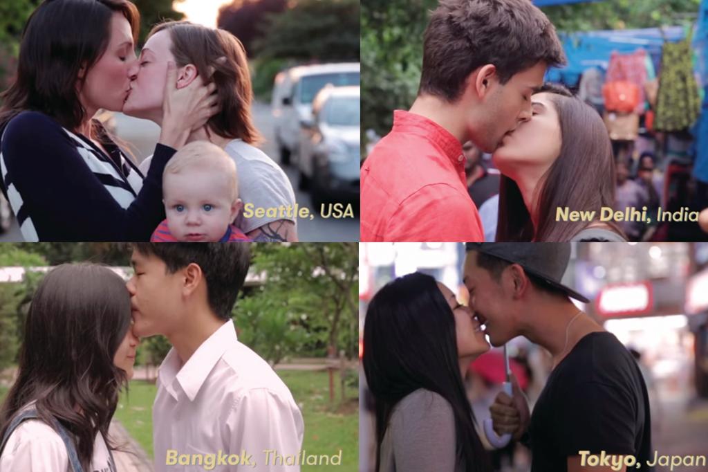 Kissing around the world! Vídeo mostra casais se beijando em 11 países  diferentes | Donna