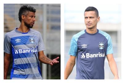 Cícero e Leo Moura, jogadores do Grêmio