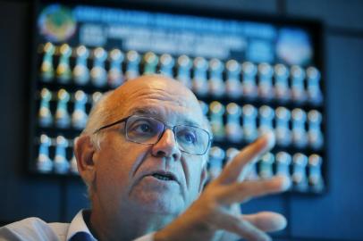  PORTO ALEGRE, RS, BRASIL, 12-12-2018: Entrevista com o presidente do Grêmio, Romildo Bolzan Júnior, em sua sala na Arena (FOTO FÉLIX ZUCCO/AGÊNCIA RBS, Editoria de Esportes).