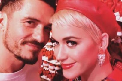 Katy Perry faz foto rara ao lado de Orlando Bloom