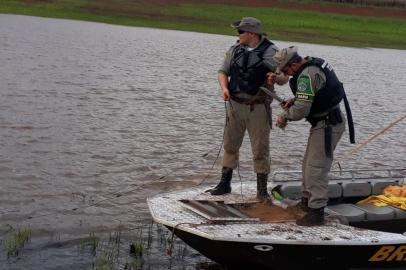 Fiscalização do Comando Ambiental da Brigada Militar