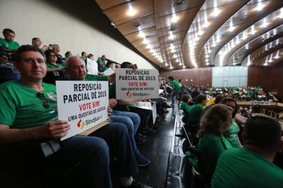  PORTO ALEGRE, RS, BRASIL, 18-12-2018. Deputados devem votar na Assembleia Legistiva o Orçamento do Estado de 2019 e o projeto que mantém elevadas as alíquotas de ICMS. (OMAR FREITAS/AGÊNCIA RBS)