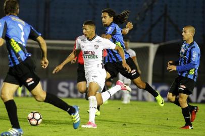  Meia uruguaio Aprile (D) reforça o Juventude em 2019Indexador: Nelson Perez/Fluminense F.C.Fotógrafo: Copa Sul-Americana 2017