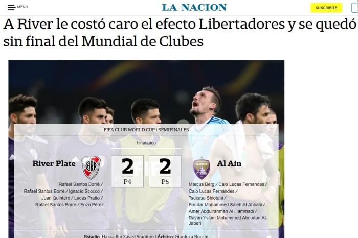 Reprodução / La Nacion