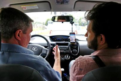  PORTO ALEGRE, RS, BRASIL 18/12/2018 - Entrevista com motoristas de Uber para ver como eles avaliam os passageiros (não os critérios oficiais da empresas). (FOTO: ROBINSON ESTRÁSULAS/AGÊNCIA RBS)