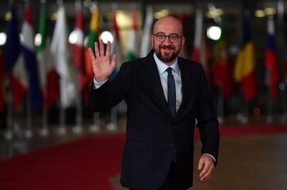 (FILES) In this file photo taken on October 17, 2018, Belgiums Prime Minister Charles Michel waves upon his arrival at the European Council in Brussels. - Belgian Prime Minister Charles Michel announces resignation on the evening of December 18, 2018. (Photo by Ben STANSALL / AFP)