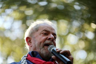  SÃO BORJA,  RS, BRASIL, 21/03/2018. Lula em São Borja. (FOTO: CARLOS MACEDO/AGÊNCIA RBS)