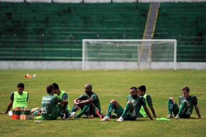  CAXIAS DO SUL, RS, BRASIL 12/12/2018Treino do time do Juventude antes das festas de final de ano. (Felipe Nyland/Agência RBS)