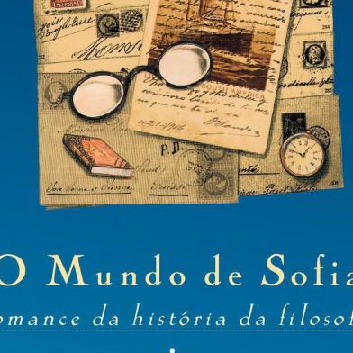 Reprodução da capa do livro O Mundo de Sofia, do filósofo norueguês Jostein Gaarder. Editora Cia. das Letras. 