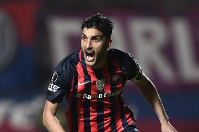 nicolas blandi, san lorenzo, libertadores, buenos aires, argentina 