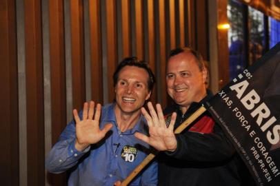  CAXIAS DO SUL, RS, BRASIL, 02/10/2016. Candidato a prefeito de Caxias do Sul, Daniel Guerra (PRB) vai concorrer ao segundo turno. (Diogo Sallaberry/Agência RBS)