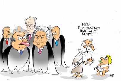 Charge de Iotti publicada em 29 de dezembro de 2018.