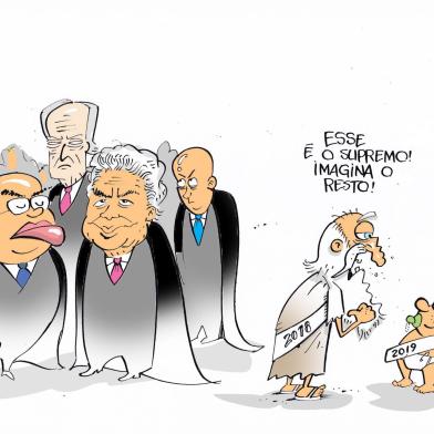 Charge de Iotti publicada em 29 de dezembro de 2018.