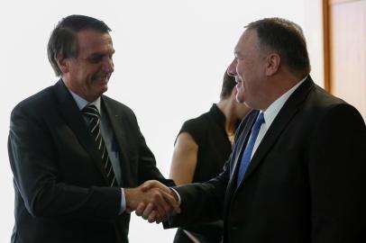  (BrasÃ­lia - DF, 02/01/2019) Presidente da RepÃºblica, Jair Bolsonaro durante audiÃªncia com Mike Pompeo, SecretÃ¡rio de Estado dos EUA.Foto: Marcos CorreaIndexador: Marcos Correa