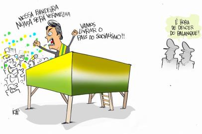 Charge de Iotti publicada em 3 de janeiro de 2019