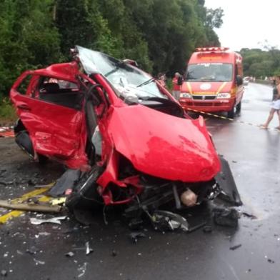 Acidente com duas mortes na Rota do Sol, em São Francisco de Paula. km 181, no apanhador