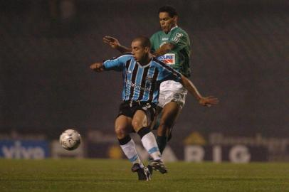 Grêmio x Juventude pelo Campeonato Brasileiro de 2004 no Estádio Olímpico.Bilica do Gremio