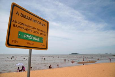  PORTO ALEGRE-RS- BRASIL- 30/12/2018- O último fim de semana do ano de praia no Lami. Ambiental de quem ficou em POA para curtir a praia. Casa de salva-vidas guarnecida no lami.  FOTO FERNANDO GOMES/DIÁRIO GAÚCHO.