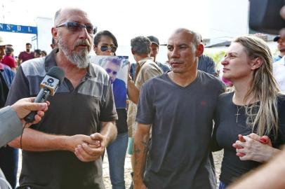  GUAÍBA, RS, BRASIL 05/01/2019 - Enterro do Motorista de Uber em Guaíba. (FOTO: ROBINSON ESTRÁSULAS/AGÊNCIA RBS)