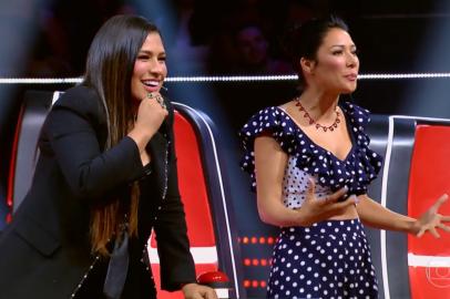 Simone e Simaria no The Voice Kids