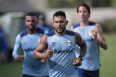  PORTO ALEGRE, RS, BRASIL, 06/01/2019 -  Treino de Walter Montoya no Grêmio.(FOTOGRAFO: ANDRÉ ÁVILA / AGENCIA RBS)