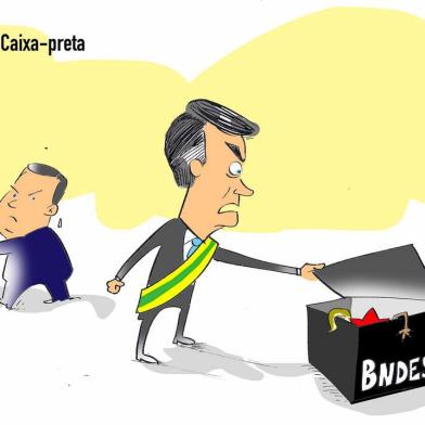 Charge de Iotti publicada em 8 de janeiro de 2019