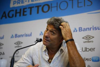  PORTO ALEGRE, RS, BRASIL, 09/01/2019 - Coletiva do Renato Portaluppi. (FOTOGRAFO: FÉLIX ZUCCO / AGENCIA RBS)