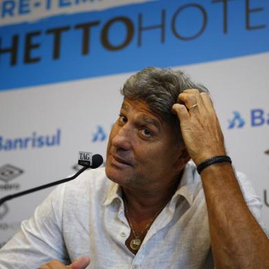  PORTO ALEGRE, RS, BRASIL, 09/01/2019 - Coletiva do Renato Portaluppi. (FOTOGRAFO: FÉLIX ZUCCO / AGENCIA RBS)