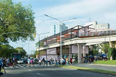  PORTO ALEGRE, RS, BRASIL, 09/01/2019 - Projeto de cafeteria do aeromóvel. (Foto:Aeromóvel Brasil / Divulgação)Indexador: Emerson Machado