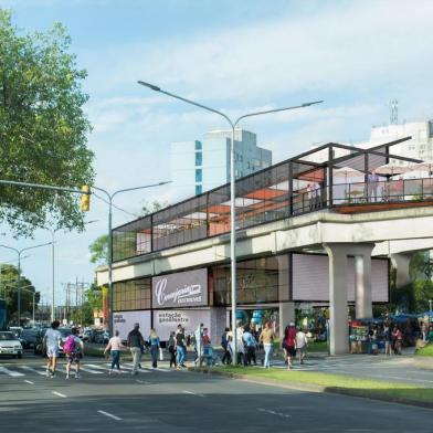  PORTO ALEGRE, RS, BRASIL, 09/01/2019 - Projeto de cafeteria do aeromóvel. (Foto:Aeromóvel Brasil / Divulgação)Indexador: Emerson Machado