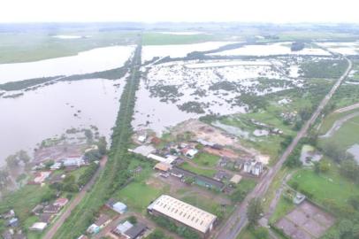 Enchente em Alegrete, no Rio Grande do Sul.