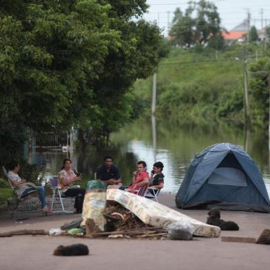  ALEGRETE, RS, BRASIL - 13/01/2019 - Cheias no Alegrete em virtude das chuvas dos últimos dias.