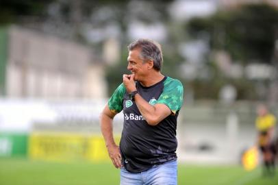  VERANÓPOLIS, RS, BRASIL 12/01/2019Veranópolis x Juventude. Jogo treinos entre as equipes que estão em preparação para o Gauchão 2019. Partida realizada no estádio Antonio Davi Farina. (Felipe Nyland/Agência RBS)