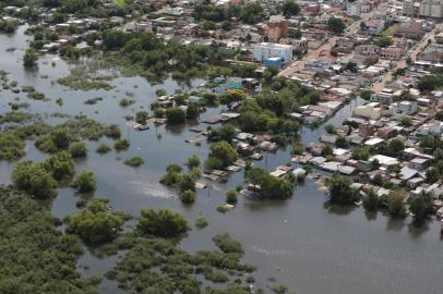  ALEGRETE,  RS, BRASIL, 15/01/2019 - Fotos aéreas das enchentes em Alegrete. (FOTOGRAFO: FERNANDO GOMES / AGENCIA RBS)