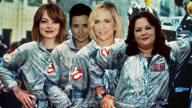 Emma Stone, Linda Cardellini, Kristen Wiig e Melissa McCarthy: as novas caçadoras?ghostI