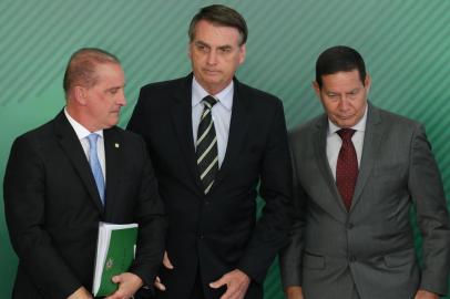 BrasÃ­lia- DF. 15-01-2019- Presidente Bolsonaro assina decreto liberando a compra de armas para cidadÃ£o de bem.   Foto Lula Marques