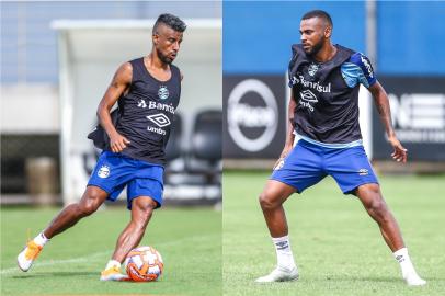 Léo Moura e Leonardo Gomes, laterais do Grêmio